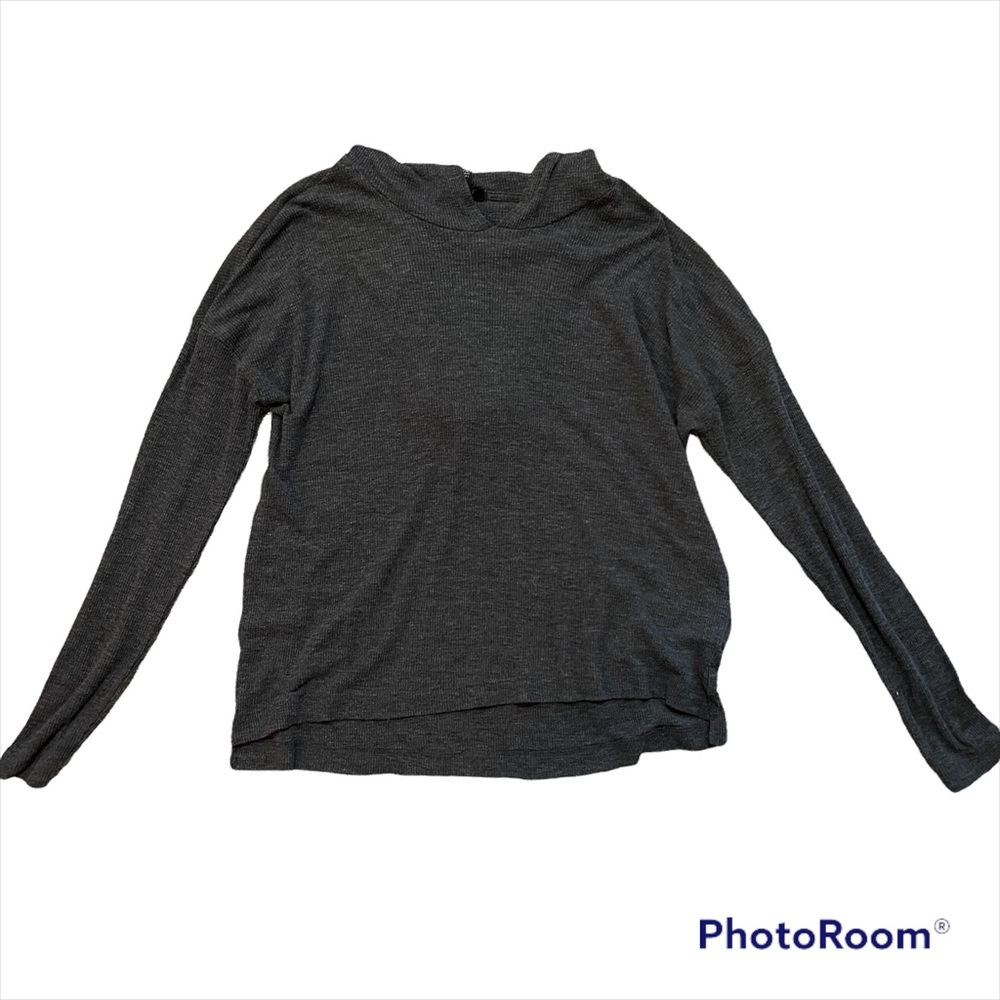 Forever 21 light, thin hoodie dark gray long sleeve